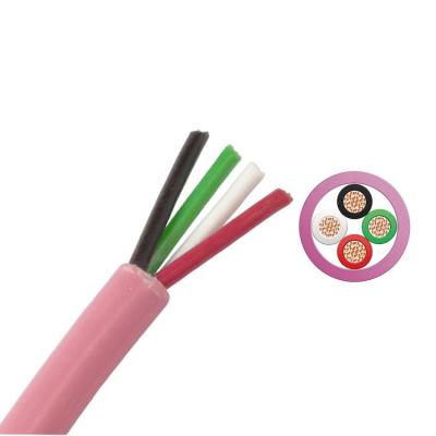 China Huxi Speaker Cable Jacket OFC /CCA Solid Conductor 4 Core Speaker Cable High Quality Wire for sale