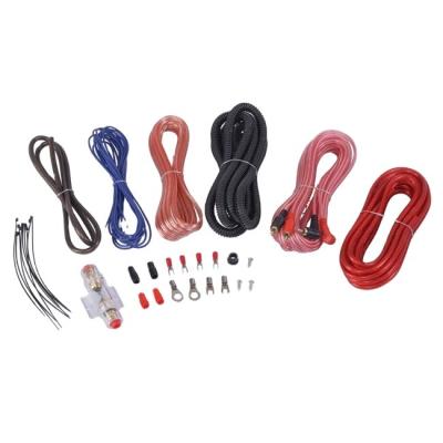 China Low Price For Car Audio System , 8GA Amp Wiring Kit for sale