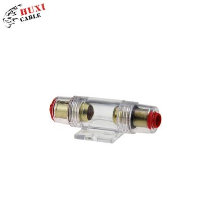 China Waterproof Plastic+metal Car Audio AGU Fuse Holder Gold Plated for sale