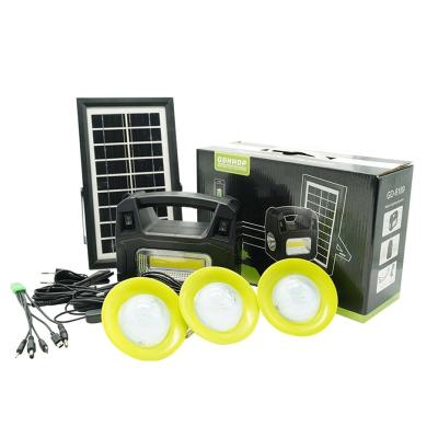 China Type C Portable Solar Power Lighting Mini System Kit For Home With Led Bulb for sale