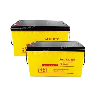 China Toys best-selling 12V 33ah 55ah 100ah 150ah 200ah Long Life Front Terminal Storage Carbon Sealed Lead Acid Battery for sale