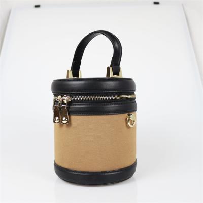 China Famous fashion chiyo brand canvas bucket bag women bucket bag canvas bucket bag with leather handle for sale