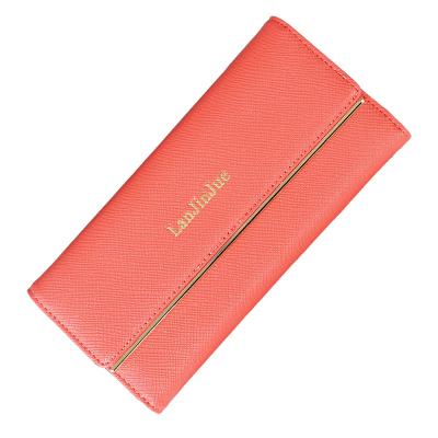 China Customized LOGO Custom Leather Female Wallet Women Purse Wallets Women Purses Long Capacity Shion Wallet for sale