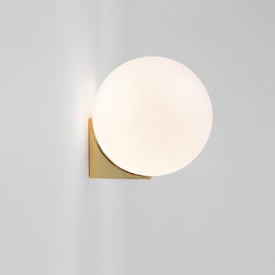 China American Copper Full Wall Light Modern Light Luxury Simple Glass Ball Aisle Lights for sale