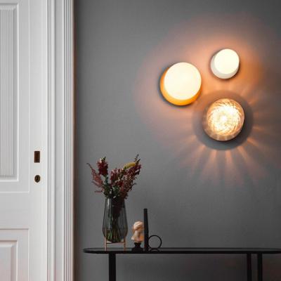 China Modern Modern Wall Lamp Corridor Aisle Lights Shop Decoration Lights Round Glass Ball Headlights for sale