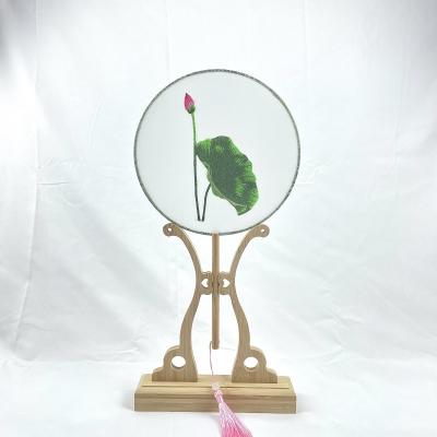 China China Handmade Wedding Silk Chinese Customized Empty Fan for sale