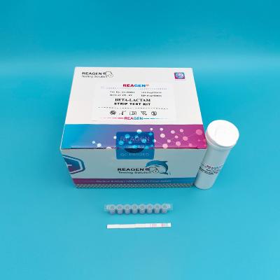 China Snel en nauwkeurig penicilline-beta-lactam-striptest kit 0 - 50 ppm Bereik Kleine grootte Te koop