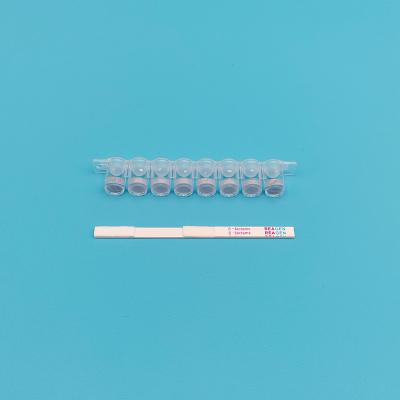 China Penicilline Beta-lactamen Testkit voor zuivelstrips Wit voor het testen van melk Te koop