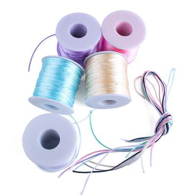 China BPA Free DIY 66Yards 1.5mm Free Custom Nylon Pacifier Chain Cord Nylon Beading Twine For Bracelet Making Chinese Knotting Window Blinds for sale