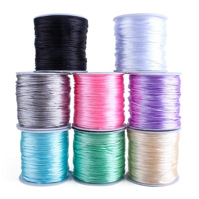 China High Tenacity 66Yards 1.5Mm Nylon Twine Beading Rope For Pacifier Chain Bracelet Chinese Knotting Making Window Blinds for sale