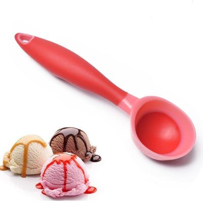 China Sustainable Food Grade TPR Cookie Dough Scooper Ice Cream Scoop Tool With Soft Non-slip Comfortable Grip for sale