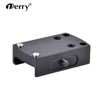 China Derry Optics Red Dot Sight Mount with RMS Shield Footprint and Holosun 407K/507K 40.9X25.4X11.9/1.61X1X0.46 for sale