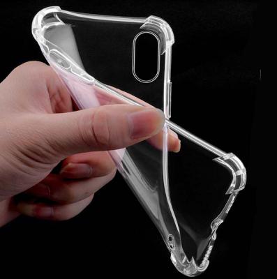 China Product Shockproof Main Airbag Camera Protector 1.5mm Soft TPU Cell Phone Cover Shockproof Clear Bumper Case For Vivo X27 for sale