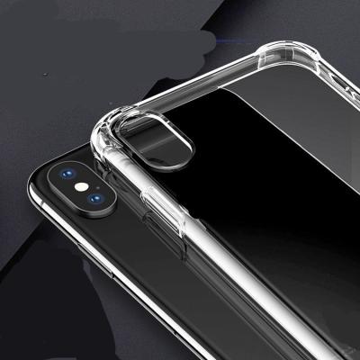 China Antiknock Accept OEM Custom Airbag Silicone TPU Cell Phone Back Cover Shockproof Clear 1.0mm Transparent Soft Case For Iphone 7 8 for sale