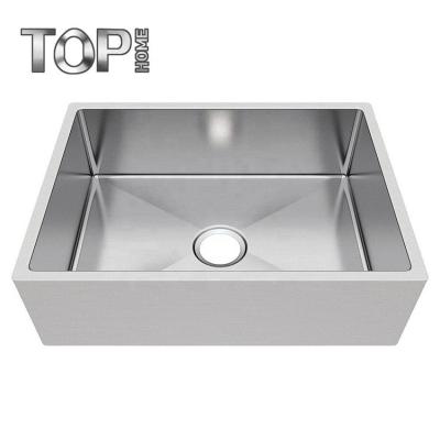 China Modern Luxury Rectangular 304 Stainless Steel Single Bowl Sink for sale