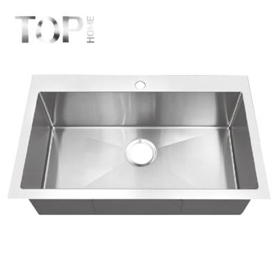 China Without Faucet IAPMO CUPC Certification High Grade Stainless Steel Single Bowl Industrial Sink for sale