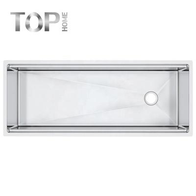 China Without Faucet Good Prices Undermount Stainless Steel Hand Made Kitchen Sink for sale