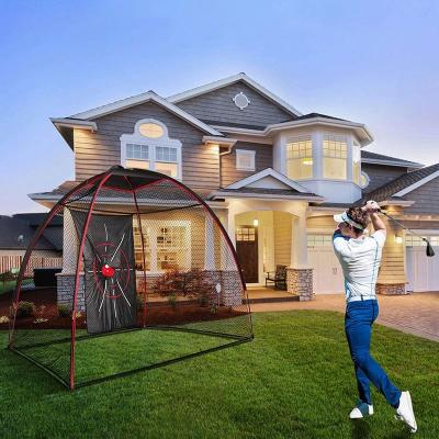 China Golf Practice Chipping Net 10' x 7' Golf Hitting Net With Target Golf Practice Net Professional Golf Net for sale