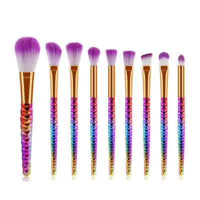 China Custom LOGO Colorful Honeycomb Eye Makeup Vegan Smudge Brush Cruelty Free Makeup Brushes Free Private Label Brush Set for sale