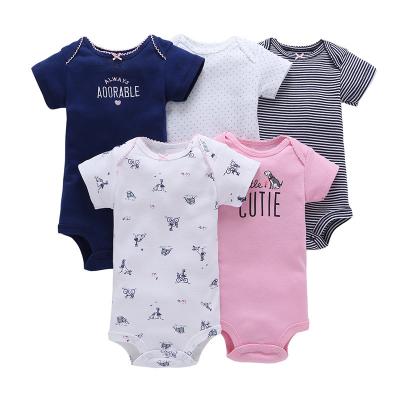 China Breathable Hot Selling Custom Printing Baby Clothes Cotton Unisex Newborn Baby Clothes Long Sleeve Baby Rompers for sale