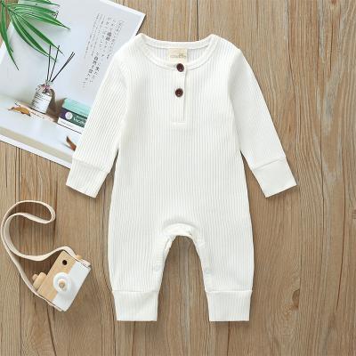 China Breathable organic cotton infants sleepsuit romper 100% toddler jumpsuit onesie footie kids baby rompers baby rompers for sale