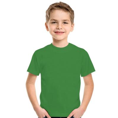 China OEM QUICK DRY Wholesale Blank Kids Tees 100% Short Sleeves Kids T-shirt Cotton China Kids T-Shirt for sale