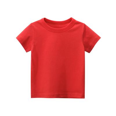 China High Quality Pure Stretch Cotton Fabric Kids T-shirt Summer Kids Tracksuits Polo Shirt Custom Made for sale