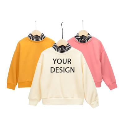 China Custom Kids Sweater Anti-wrinkle Logo Sweatshirt High Quality Kids Sweater Keep Warm O-Neck To Keep Warm for sale