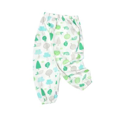 China 2021 OEM/ODM Unisex 100% Cotton Anti-pilling Baby Pants Newborn Long Pants Baby Boy Full Length One-Piece Pants for sale