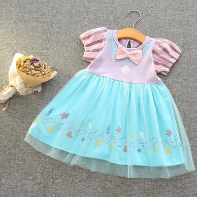 China Anti-Static Girl Dress Kids Lace Butterfly Beauty Princess Sleeveless Dresses for sale