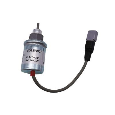 China For JCB 3CX 4CX 12V Replacement Stop Solenoid 333/D9799 716/30297 Emergency Stop Solenoid For JCB 3CX 4CX for sale