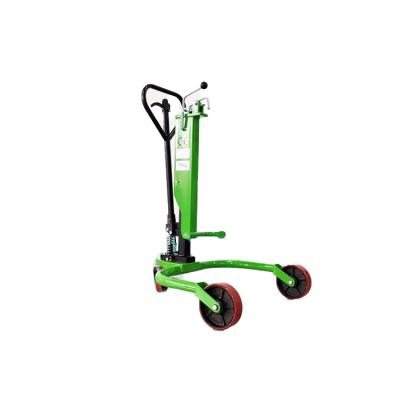 China High Quality Manual 350kg (770Lb) Mobile Oil Drum Handler Barrel Carrier Push Cart Mobile Portable Truck From Hotels Factory Wholesale Price for sale