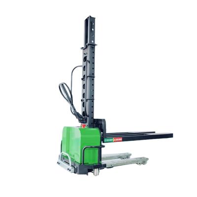 China Hotels High Efficiency 700kg Affordable Electric Forklift Transpallet Lifting Machine for sale