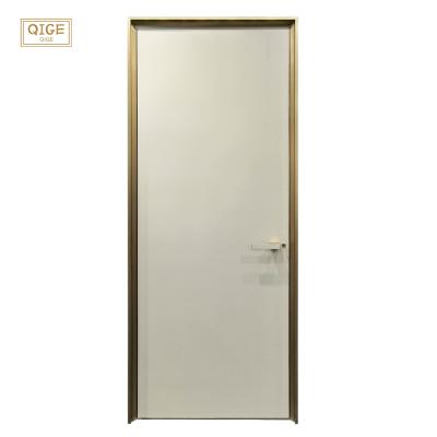 China Factory direct sales interior toilet decoration swing door frame bathroom aluminum aluminum door for sale