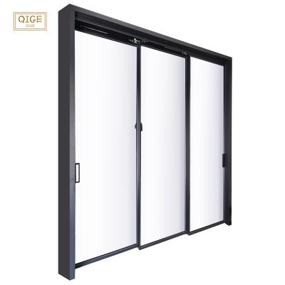 China High Quality Decoration Bedroom Doors Design Aluminum Frosted Glass Door for sale