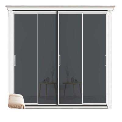 China China Modern Frame Less Modern Aluminum Profile Folding Interior Temporary Sliding Glass Door for sale