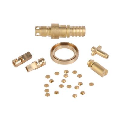 China HVS Professional Aluminum OEM Batch Production CNC Turned Machining Connectors Bronze CNC Turned Sockets CNC Mechanical Parts for sale