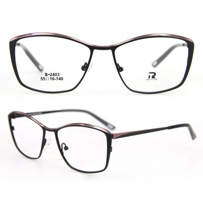 China Classic High Quality Classic Metal Optical Frames Men And Women Unisex Stainless Steel for sale