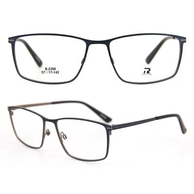 China Vintage Vintage Stainless Steel Metal Men Style Optical Frames With Antique Color for sale