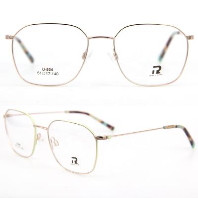 China Supplier Newest Design Metal Fashion Square Fashion Square Display Stand Glass Optical Frames for sale