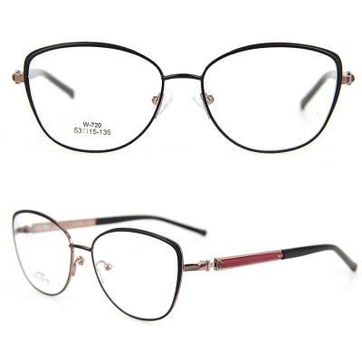 China New Fashion Design Metal Classic Ladies Stainless Steel Optical Frame for sale