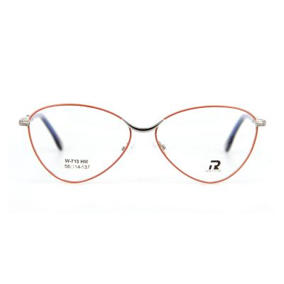 China Fashion Two Tone Color Women Eye Glasses Stylish Glasses Frames Optical Glasses for sale