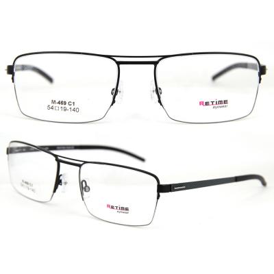 China Big Classic Rectangle Metal Frame Reading Optical Glass Oversized Frames For Men for sale