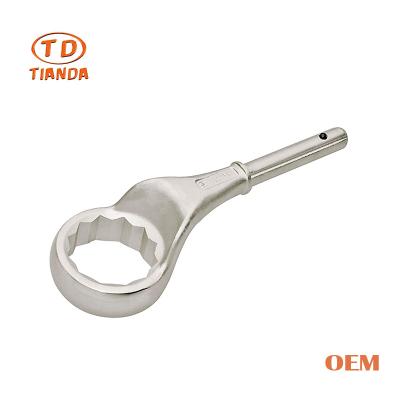 China Hardware Tools TIANDA 22-105mm Custom Ring Slogging Tap Ratchet Wrench Wrench Set Universal Combination Knocking Box Gear Offset Hand Tools for sale