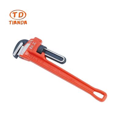 China TIAN DA Heavy Duty Telescopic Hardware Tools with CrV Head and Alloy Handle Adjustable Pliers Wrench Pipe Wrench for sale