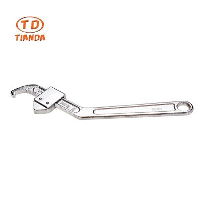 China Hardware Tools TIAN DA 19-170mm Hook Open End Wrench Adjustable Square Pin Round Head C Shape Wrench Round Nut Wrenches Multi Hand Tools for sale