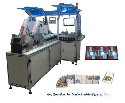 China Single Card Multi Card Packing Card Wrapping Machine Automatic YUP-600 for sale