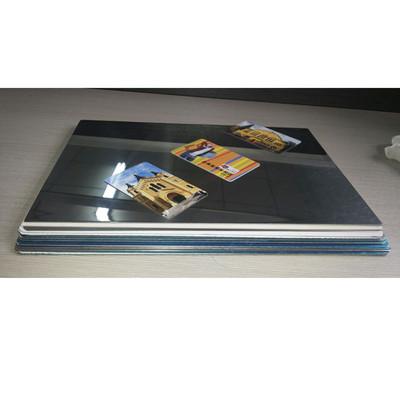 China High Glossy Mirror Finish Card Lamination Steel Plate For Smart Card Production for sale