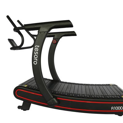 China Curved Treadmill Eco-friendly For Gym Use 2021 Newest Design Curved Treadmill Treadmill Without Motor Gym Fitness Equipment for sale