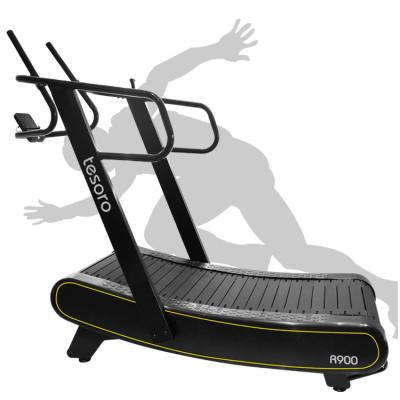 China Eco-Friendly Curved Treadmill Non-Motorized Machine Body High Current Self-Powered Equipment For Commercial Use for sale